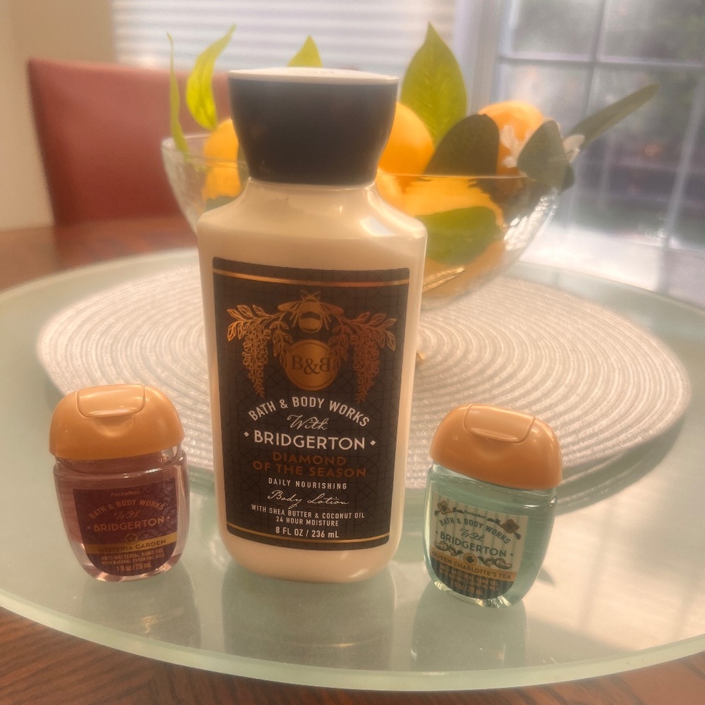 Bath and Body Works Bridgerton Lotion & 2 PocketBac NWT